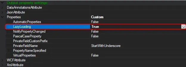 Images showing where to enable the lazy loading setting