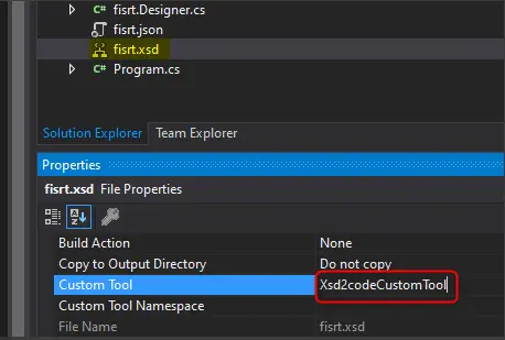Image showing the CustomTool activation