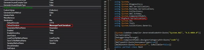 MessagePack serializer