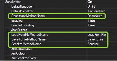 Image showing the option to change the method names