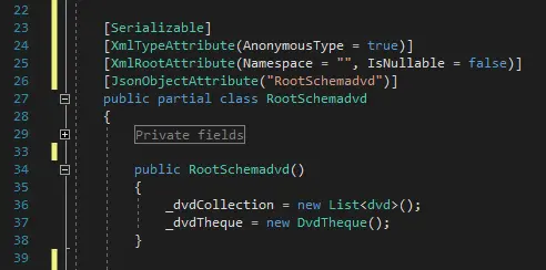 xsd2code serialization